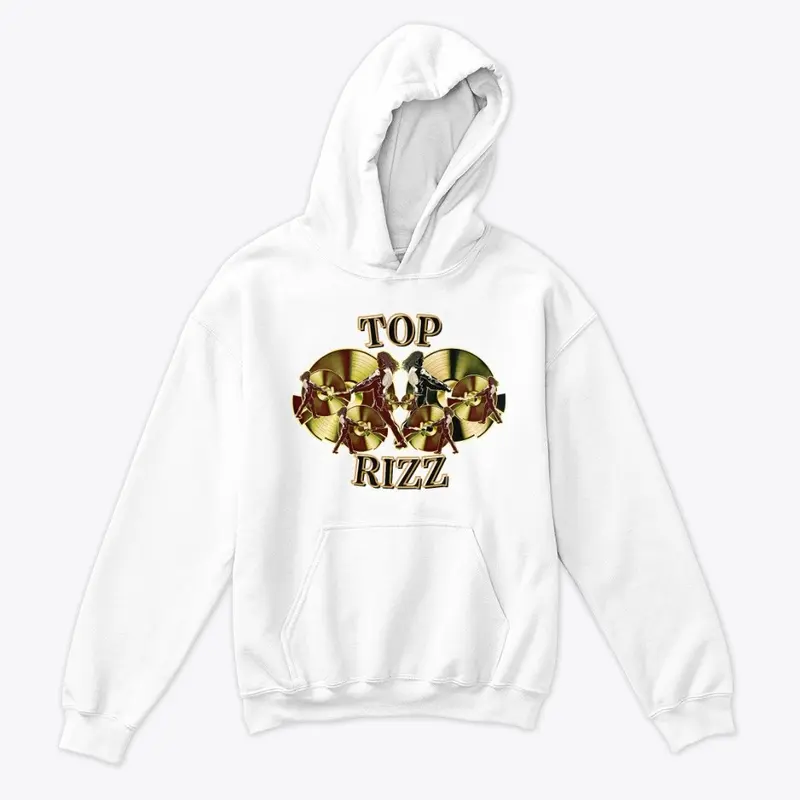 TOP RIZZ DOUBLE LOGO on KIDS HOODIES