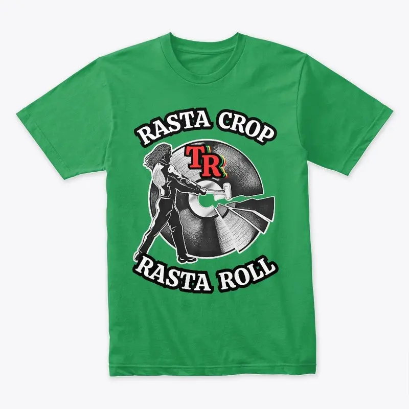 TOP RIZZ LOGO RASTA CROP RASTA ROLL