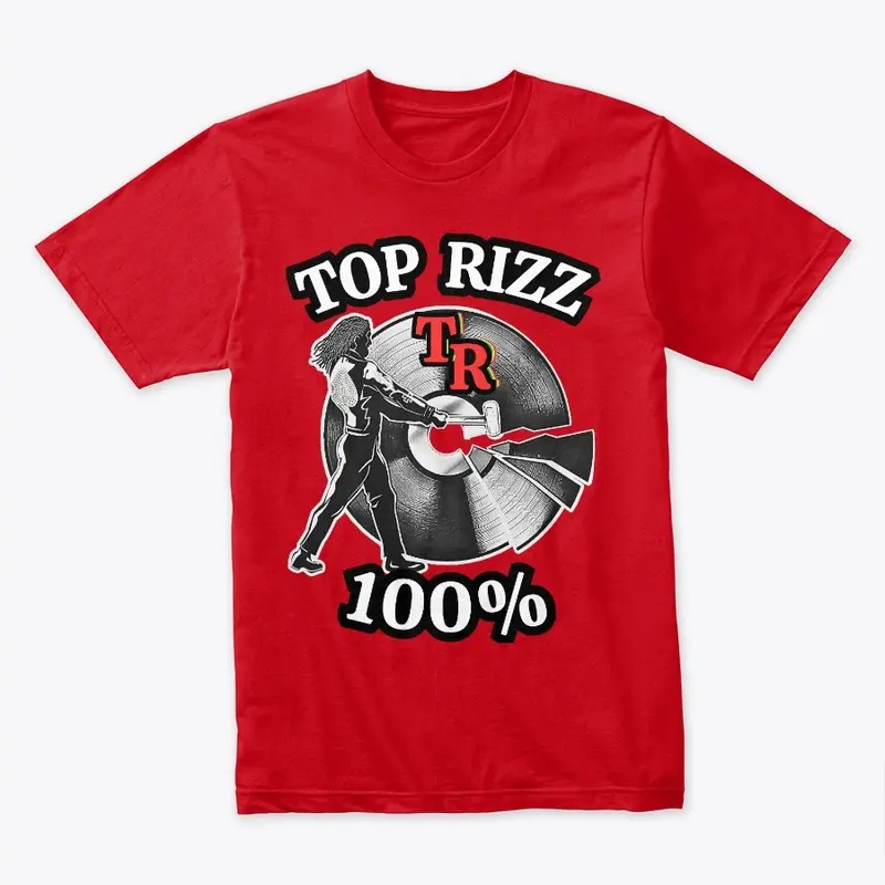 TOP RIZZ LOGO with TOP RIZZ 100%